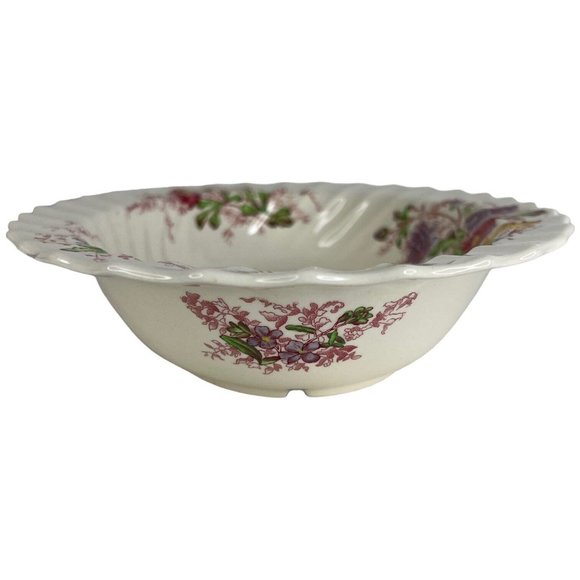Copeland Spode Fairy Dell Vegetable Bowl Serving Dish Oval Swirl Made England - Picture 6 of 12